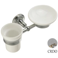 Стакан с мыльницей Migliore Mirella ML.MRL-M066.CRDO