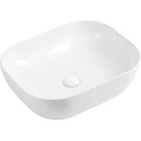 Раковина-чаша CeramaLux 78104MW 50,5x39,5 см, накладная, белый матовый