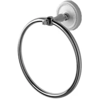 Кольцо для полотенец  хром/белый Devon&Devon Dorothy DOR407CR