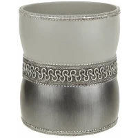 Мусорное ведро Avanti Braided Medallion Silver 11166F-SLV