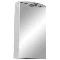 Зеркальный шкаф 40x70 см белый матовый Stella Polar Альда SP-00000222