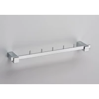 Планка с крючками Schein Durer 261*5В для ванны, хром