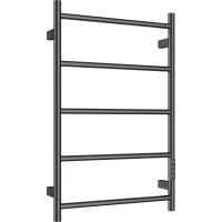 Полотенцесушитель электрический AQUAme AQM3125GM 738x475, диммер правый, оружейная сталь