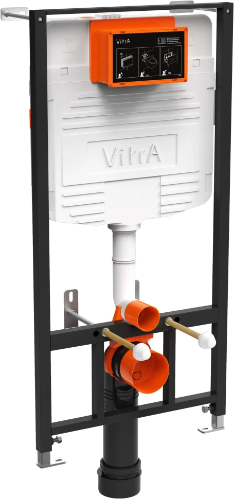 Комплект подвесной унитаз + система инсталляции VitrA S10 Spinflush 9842B003-7206 - фото 2