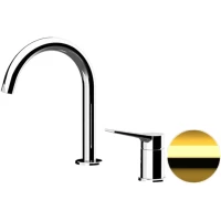 Смеситель для раковины без донного клапана Remer Slash SL57DO