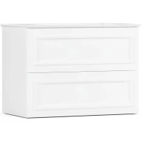 Тумба под раковину Belux София НП 65-02 4810924285683 62,3 см, подвесная, белый глянец