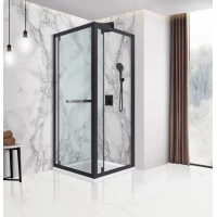 Душевой уголок 90x90 см Vincea Stile VSS-2ST9090CLB-L прозрачное