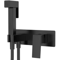 Гигиенический душ Splenka S01.52.06 со смесителем, черный матовый