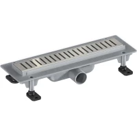 Душевой трап (лоток) Good Door ТЛ00001 35 см, с решеткой, перфорированный, нержавеющая сталь