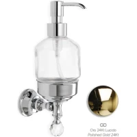 Дозатор для жидкого мыла Stil Haus Smart Light SL30(16) настенный, золотой