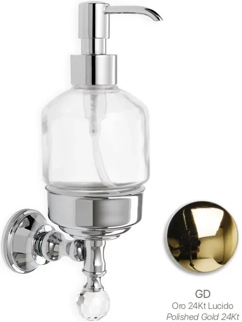 Дозатор для жидкого мыла Stil Haus Smart Light SL30(16) настенный, золотой
