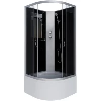 Душевая кабина 80x80x200 см Niagara NG-2507-14BK тонированное