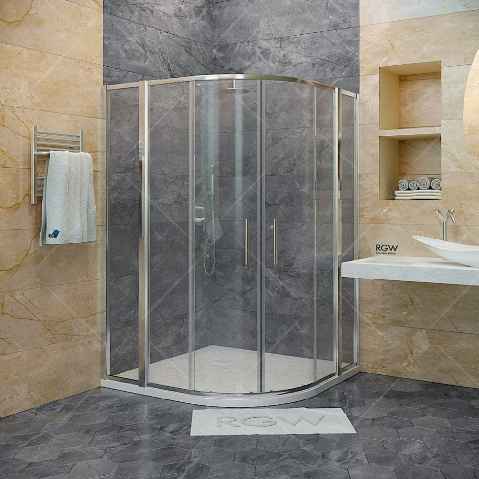 

Душевой уголок 109x109 см RGW HO-511 (HO-51+2Z-41) Hotel 030651111-11 прозрачное