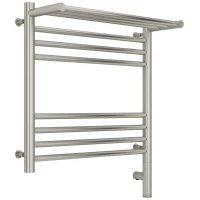 Полотенцесушитель электрический 500x500 сатин МЭМ правый Сунержа Богема с полкой 3.0 071-5807-5050