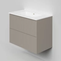 Тумба под раковину La Fenice Terra Twin FNC-01-TER-C-80-2 78,6 см, подвесная, бежевый матовый