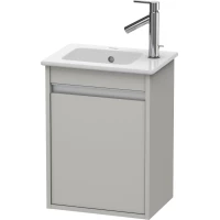 Тумба бетонно-серый матовый 40 см Duravit Ketho KT6417L0707