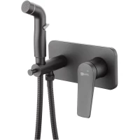 Гигиенический душ Lemark Bronx LM3720BL со смесителем, черный матовый