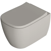 Унитаз подвесной Alice Wunder 45000119 безободковый, торнадо, серый матовый
