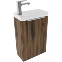 Тумба под раковину ЗОВ Монови Слим MS40AT 41,4 см R, подвесная, аттик