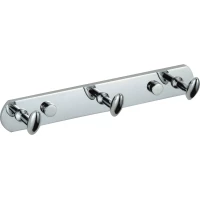 Планка с крючками Savol S-003253 для ванны, хром