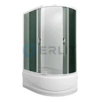 Душевой уголок с поддоном 120x80x195 см Erlit Comfort ER0512TL-C4 тонированное стекло