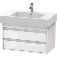 Тумба белый глянец 80 см Duravit Ketho KT664002222