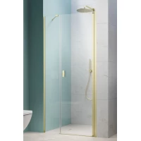 Душевая дверь Radaway Nes Brushed Light Gold DWS 140 Right 10028140-98-01R 140 см R, профиль светлое золото матовый, стекло прозрачное