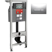 Инсталляция для унитаза Mepa VariVIT A31 512324 с кнопкой смыва, хром