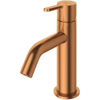 Смеситель для раковины с донным клапаном Cezares Leaf LEAF-LSM2-SS