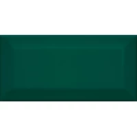 Плитка 16058 Клемансо зелёный грань 7.4x15
