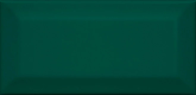 Плитка 16058 Клемансо зелёный грань 7.4x15