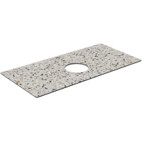 Столешница Kerama Marazzi Plaza Бричиола KM6012G0471RP100Tc2 100 см, белый камень
