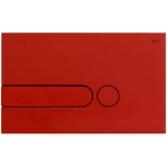 Изображение товара смывная клавиша oli i-plate красный 670007