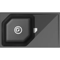 Кухонная мойка Rivelato Locus LS-85 antracite 85x50 см, антрацит