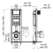 Монтажный элемент для подвесного унитаза Noken Smart Line N386000054 - 2