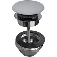 Донный клапан Kerasan Nolita 923359 Grigio matt