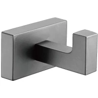 Крючок Belz B90405-2 двойной, для ванны, оружейная сталь матовый