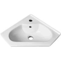 Раковина Misty Дорадо 2050017300110 40,5x40,5 см, накладная, угловая, белый