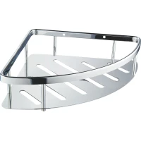 Полка для ванной Wonzon & Woghand WW-4132 22x22 см, угловая, хром