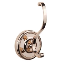 Крючок Tiffany World Bristol TWBR016gold двойной, для ванны, светлое золото