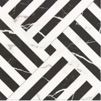 Керамогранит 16734 Apollon Charcoal Black Pre-cut 45x45