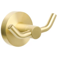 Крючок Fixsen Comfort Gold FX-87005A двойной, для ванны, золотой матовый