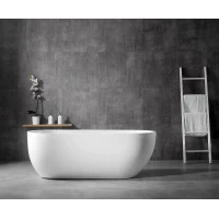 Акриловая ванна Abber AB9341-1.5 150x70 см, отдельностоящая, белый