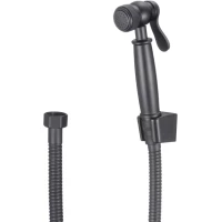Гигиенический душ D-Lin D61045-A с держателем, шлангом, черный матовый