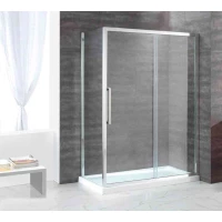 Душевой уголок 120x100 см Cezares LUX-SOFT-W-AH-1-120/100-C-Cr-IV прозрачное