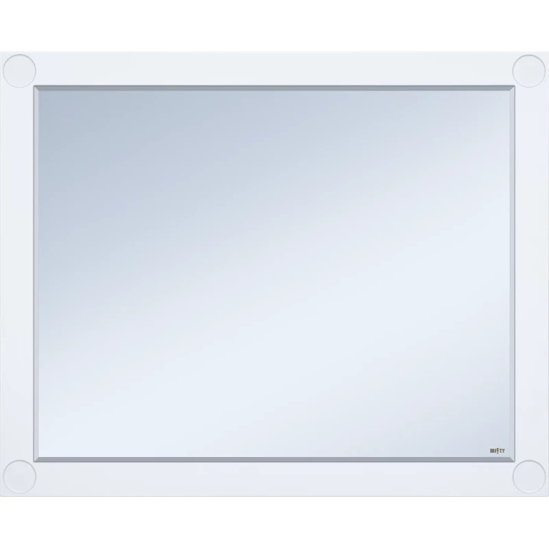 Зеркало Misty Лейла П-Лей02100-011 100x80 см, белый матовый