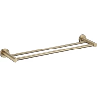 Полотенцедержатель Savol S-005648C 59 см, двойной, золотой матовый