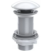 Донный клапан для раковины Santek 1WH501801 без перелива, белый