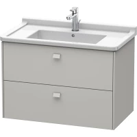 Тумба бетонно-серый матовый 82 см Duravit Brioso BR414200707
