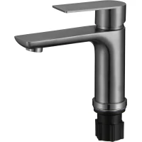 Смеситель для раковины Fmark FS8801Q графит